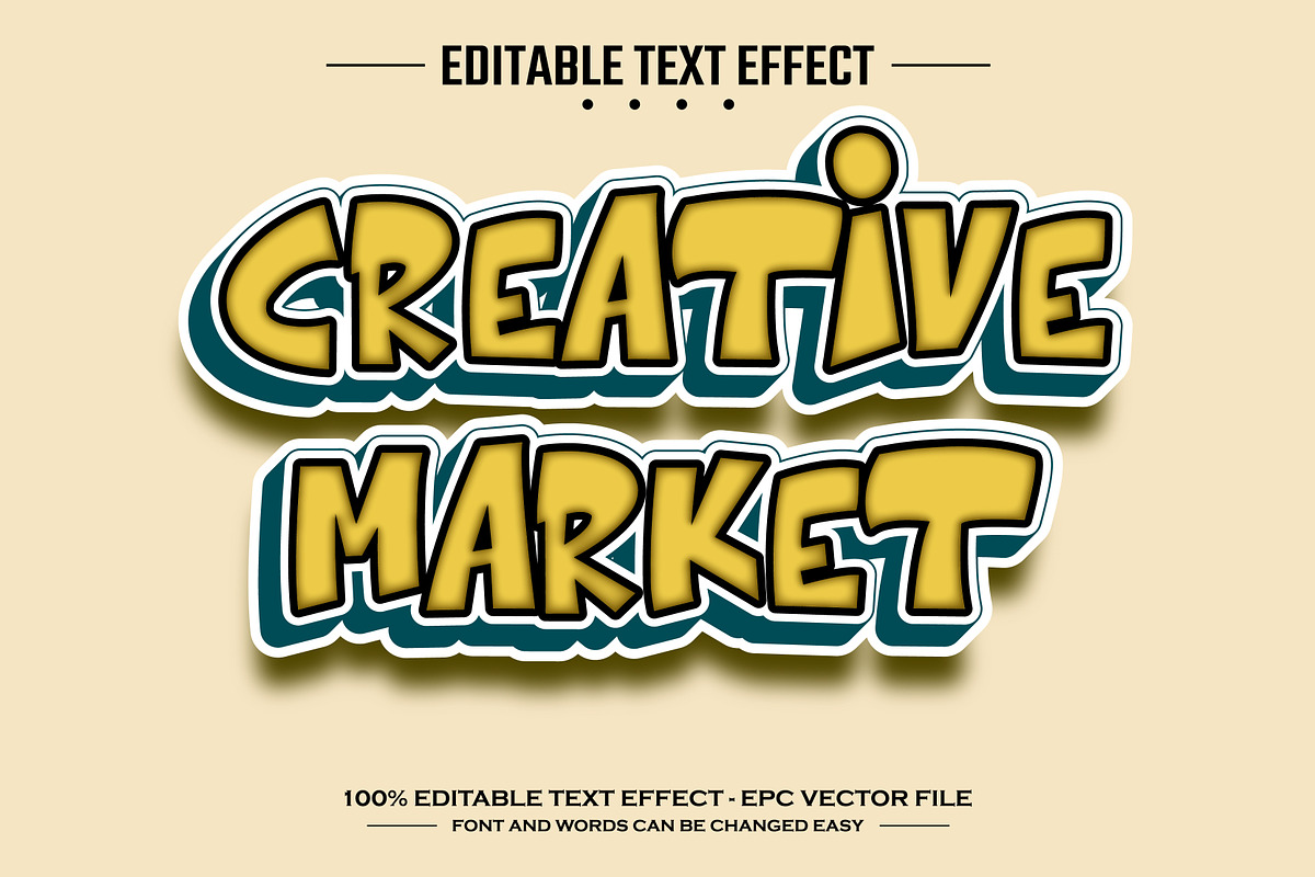 You will not 3D editable text effect, a Layer Style Add-On by nicemorning (Photo 3 of 3)