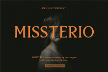 Missterio | Mystery Story Font