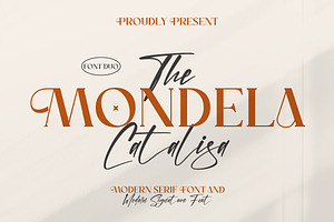 The Mondela Catalisa Font Duo, a Serif Font by Storytype Studio