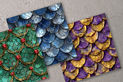 Fantasy Dragon Scales Seamless Digit, a Texture Graphic by ninakosh (Thumbnail 6 of 6)