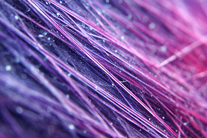 Colorful strands of fiber in vibrant, a Background Photo by MistyDay