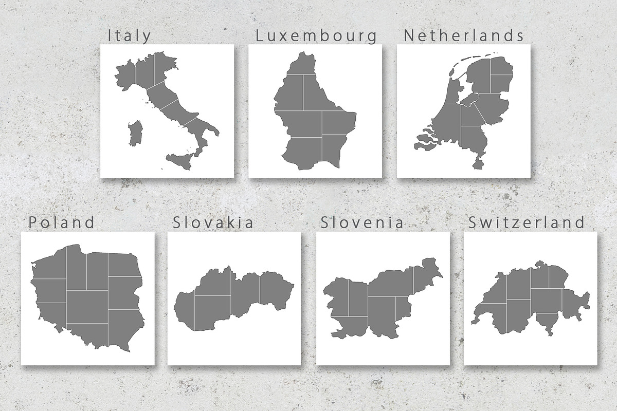 12x12 Europe Photo Collage Templates, a Stationery Template by Loveurstyle Designs (Photo 3 of 5)