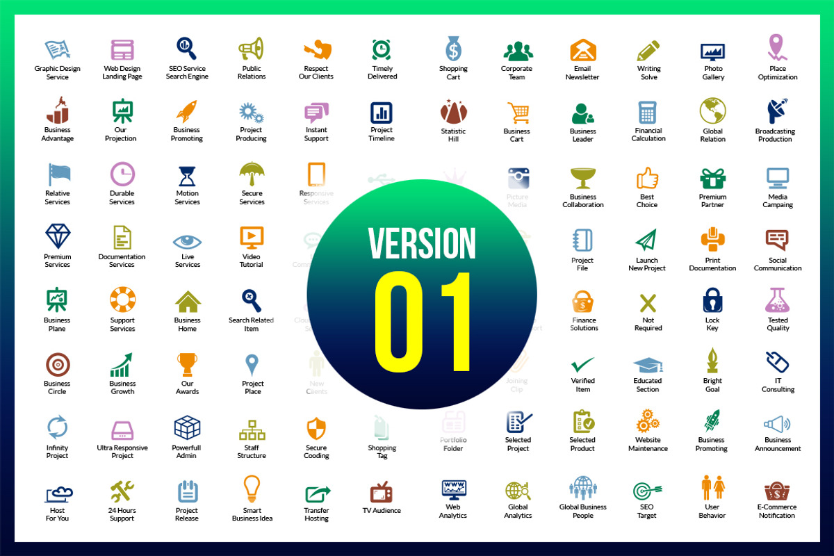 Business Icons Pack | Vector Icon, an Outline Icon by ContestDesign