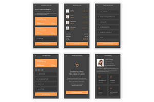 Furniture Store & Ecommerce Psd App