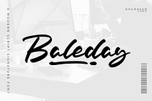 Baleday - A Modern Script