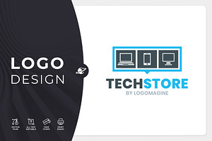Tech Store Logo Template