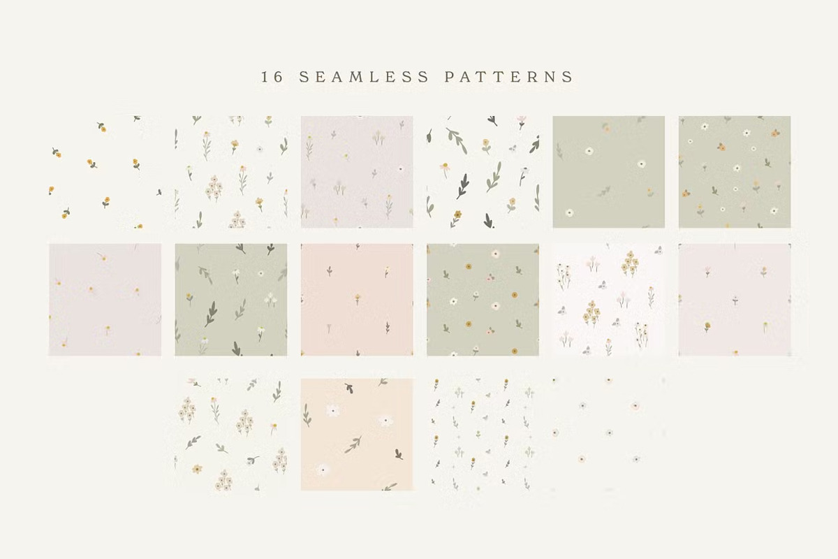4 in 1 Pattern Bundle - 64 Patterns, a Pattern Graphic by Emilie Cliche (Photo 28 of 34)