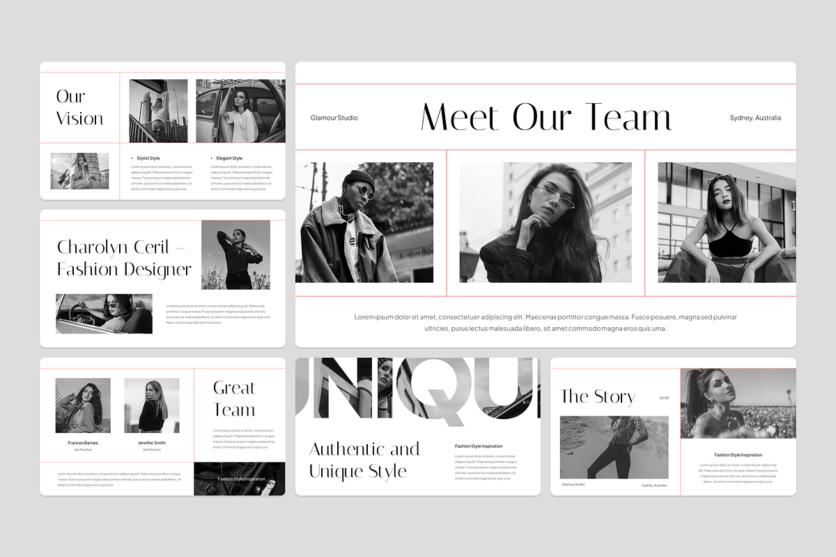 Glamour -  Fashion Powerpoint, a Presentation Template by YossyOneStd (Photo 2 of 6)