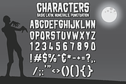Fantasmagoria Halloween font, a Sans Serif Font by Amber Nest Design (Thumbnail 3 of 5)