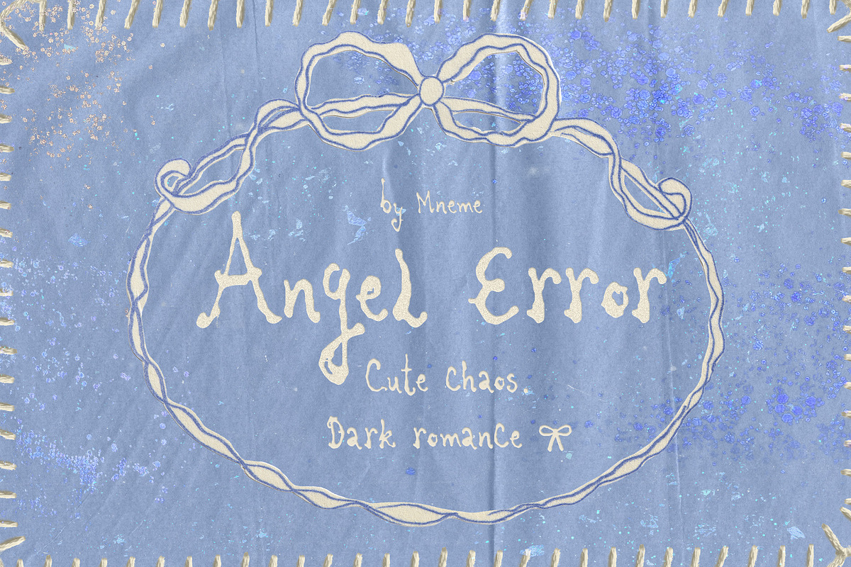 Angel Error: Handwritten Font, a Handwritten Font by Mneme (Photo 2 of 9)