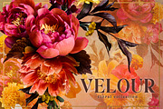 Velour Floral Clip Art Collection, an Object Graphic by Eclectic Anthology (Thumbnail 5 of 9)