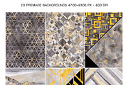 Watercolor glam textures, a Texture Graphic by Pink Ocean (Thumbnail 6 of 10)