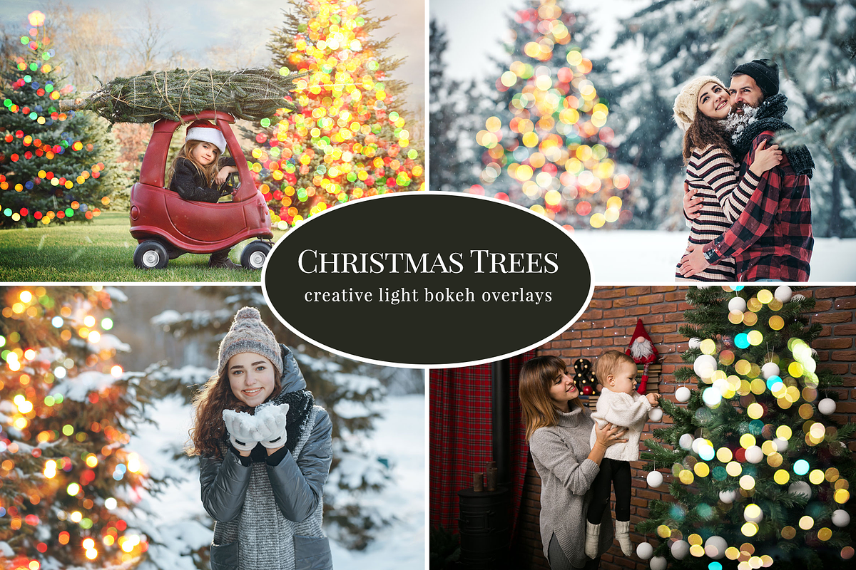 Christmas Trees photo overlays, a Layer Style Add-On by BrownLeopard (Photo 1 of 8)