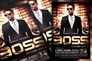 Boss Party Flyer