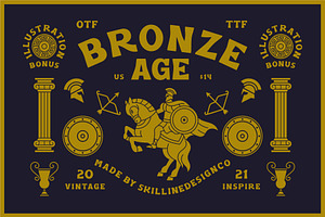 Bronze Age - Display Font