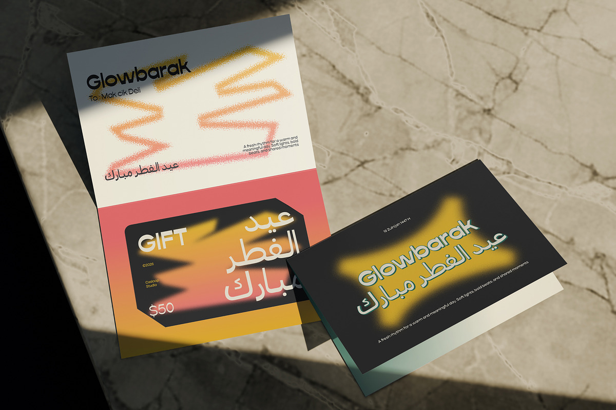 Koft Arabic – Modern Funky Arabic, a Sans Serif Font by Casloop Studio (Photo 8 of 10)
