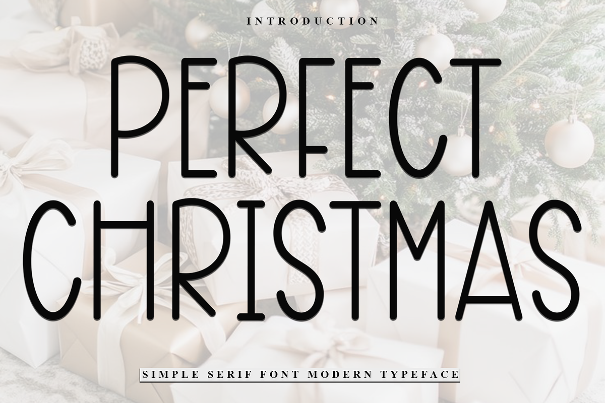 Perfect Christmas, a Sans Serif Font by InermediaSTUDIO (Photo 1 of 7)