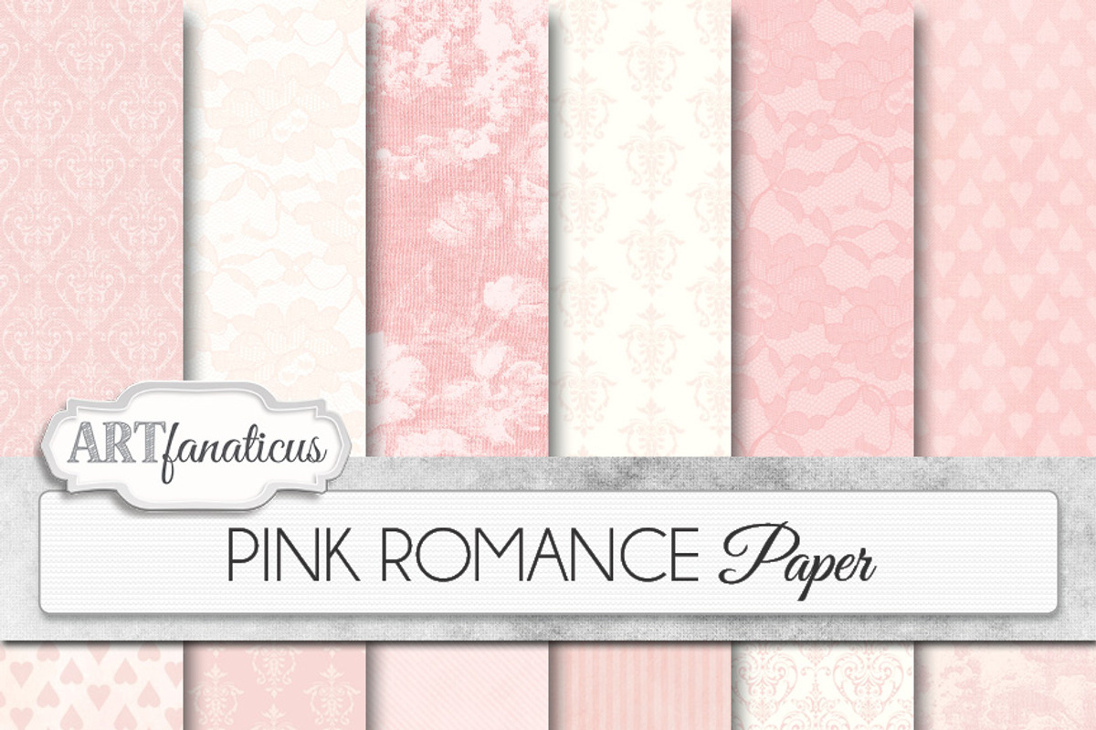 PINK ROMANCE, a Pattern Graphic by Artfanaticus (Photo 1 of 4)