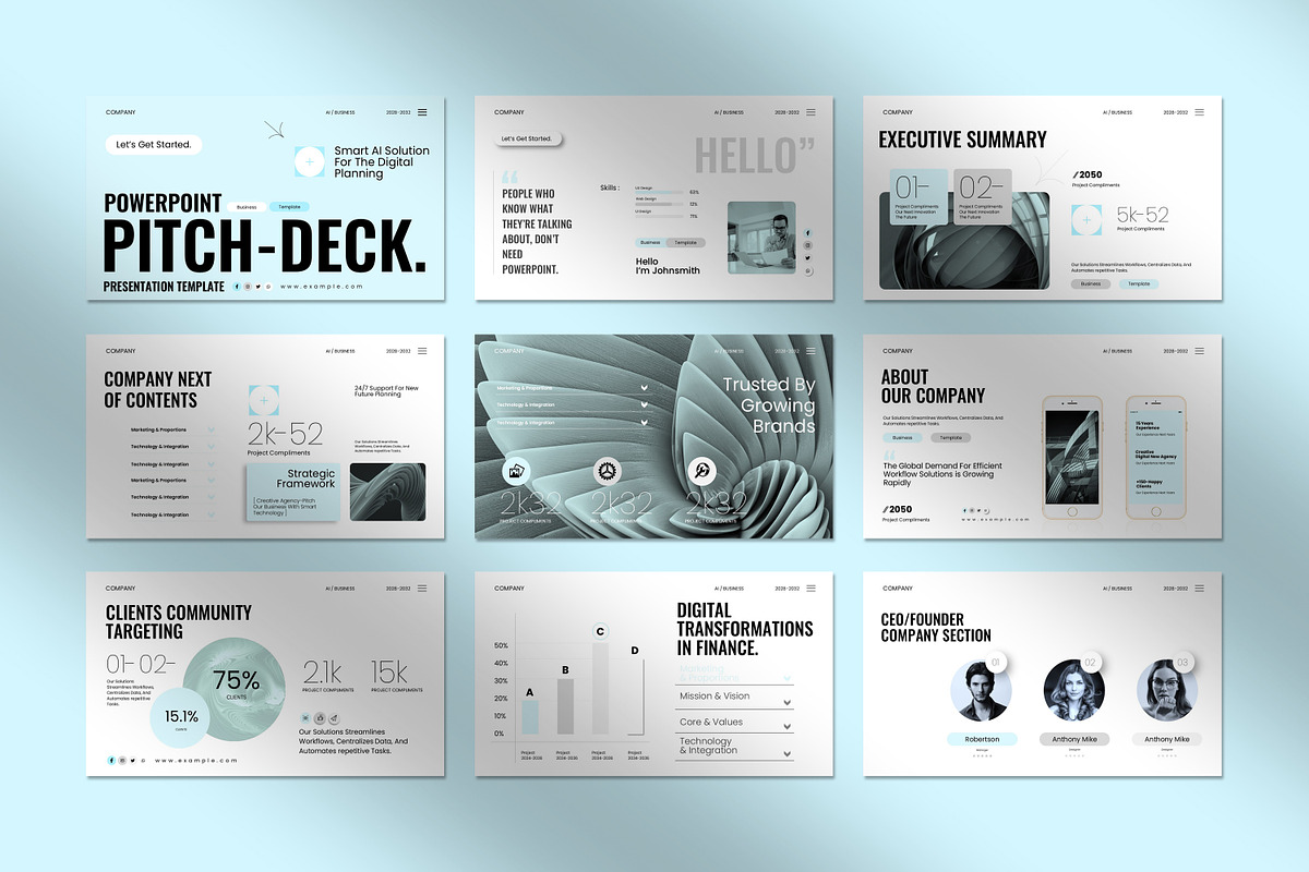 Minimal Pitch-Deck Presentation, a Presentation Template by Slide-Agency (Photo 5 of 9)