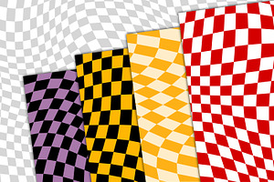 Groovy Checkered Background