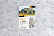 Yellow Minimal Real Estate Flyer, a Flyer Template by SmmrDesign (Thumbnail 3 of 3)