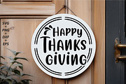 Fall Round Sign Svg Bundle, a Seasonal Illustration by Libby Wishes (Thumbnail 3 of 11)