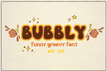 Bubbly Retro font