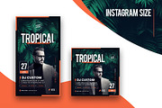 Tropical Party Flyer Template, a Flyer Template by Grand Design (Thumbnail 4 of 4)