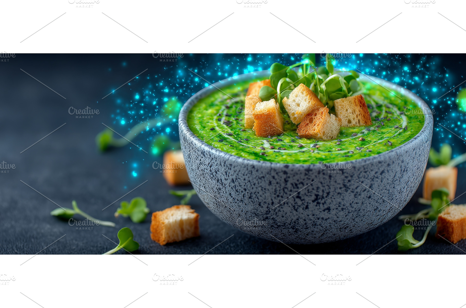 A bowl of vegan broccoli soup, a Food & Drink Photo by ZinetroN