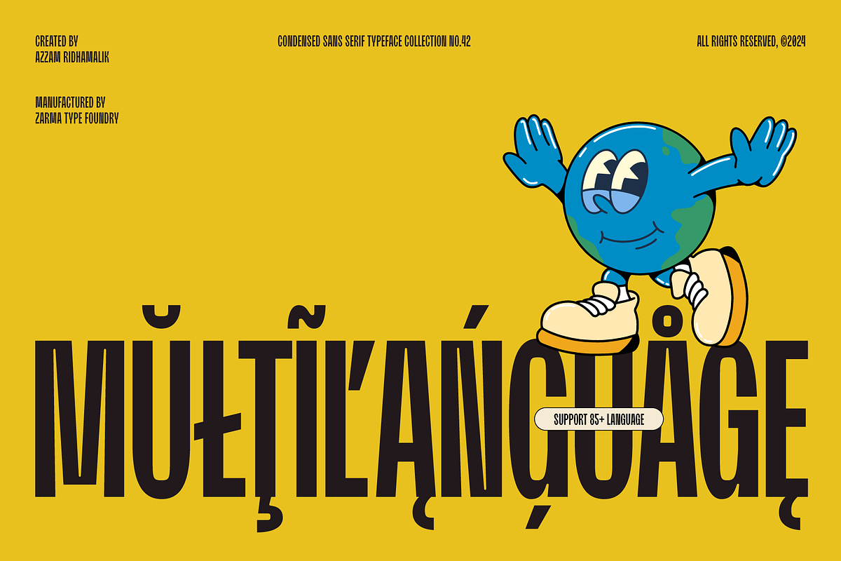 Moldin - Condensed Sans Serif Font, a Sans Serif Font by Zarma Type (Photo 8 of 12)