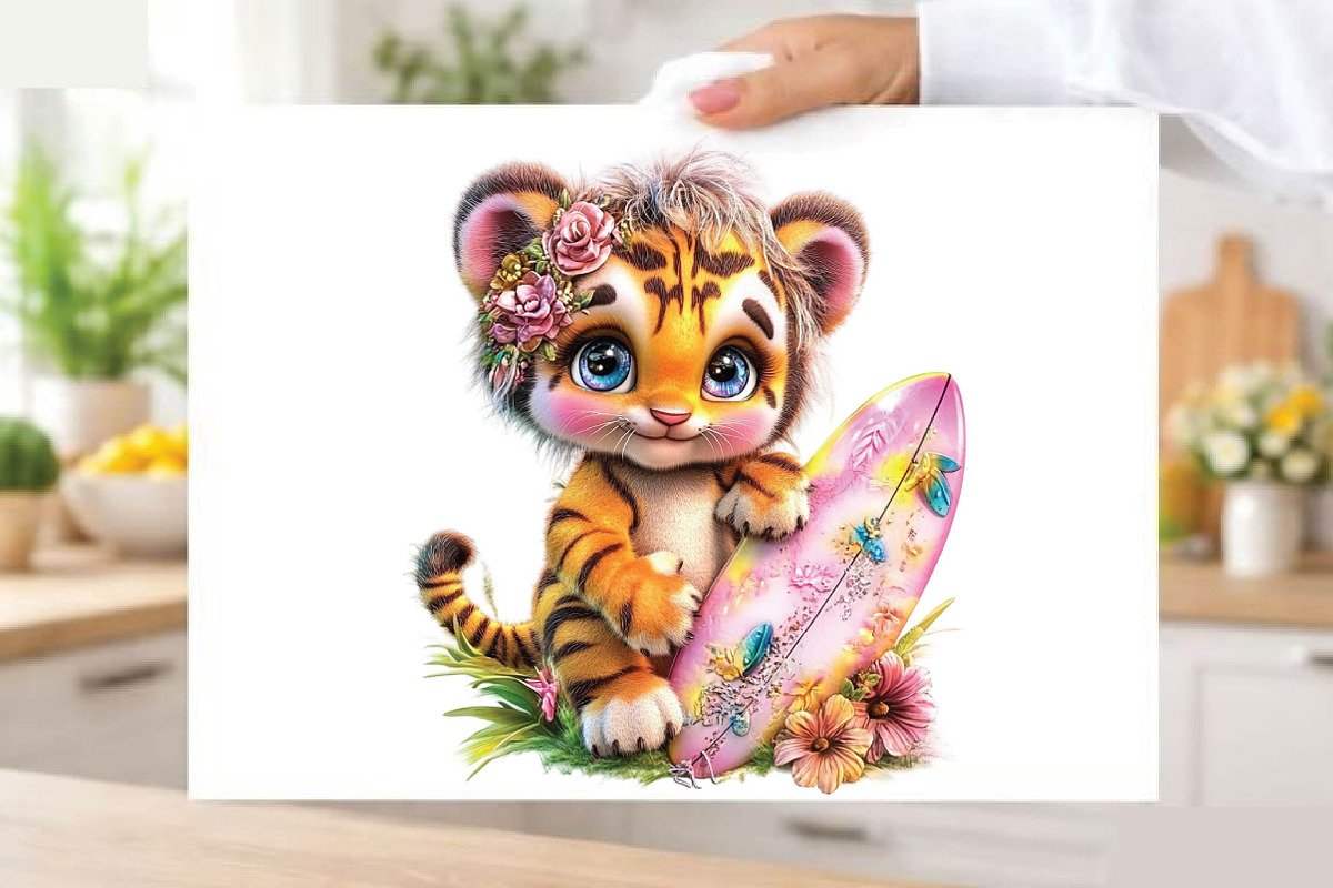 Cute Summer Animals Clipart Bundle., an Illustration by SVGArt (Photo 9 of 9)