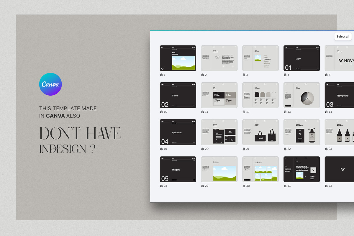 NOVAÉ · Brand Guidelines | CANVA, a Brochure Template by KreateTribe (Photo 6 of 11)