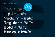 Arkibal Display, a Sans Serif Font by Jan-Christian Bruun (Thumbnail 2 of 16)