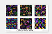 Mardi Gras Designs, a Pattern Graphic by karenfoleyphoto (Thumbnail 5 of 6)