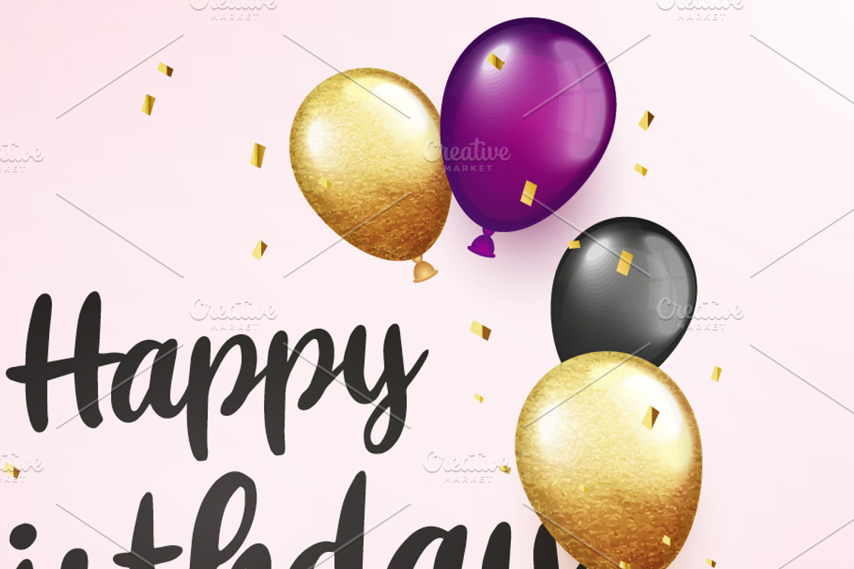 bright happy birthday card, a Decorative Illustration by Black White Mouse Design (Photo 2 of 3)