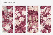 Qing Court Botanical Patterns, a Pattern Graphic by LEAFure (Thumbnail 2 of 9)