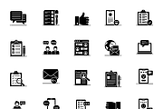 Customer Feedback Icon Set, a Person Illustration by Brickclay (Thumbnail 6 of 7)