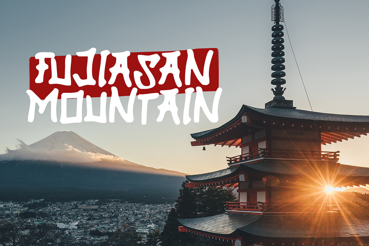Itedory Osaka - Japanese Style Font, a Sans Serif Font by Agung Kreatif (Photo 3 of 5)
