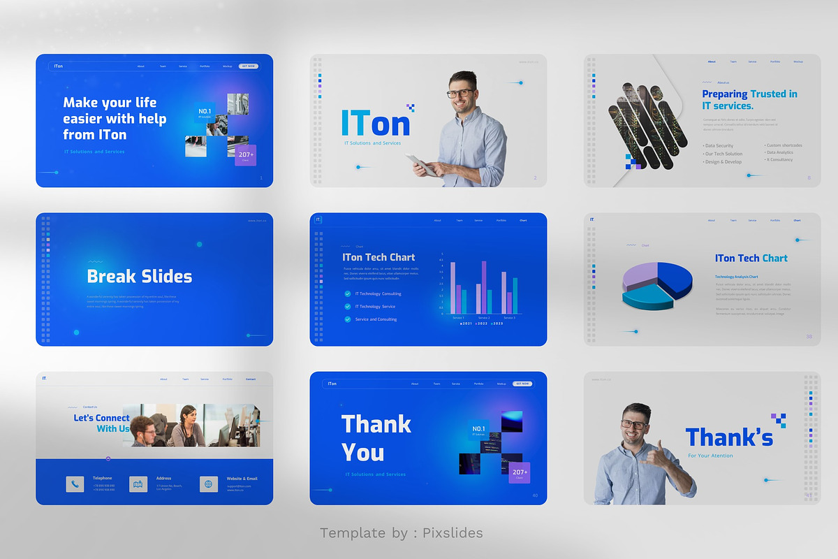 Information Technology PowerPoint, a Presentation Template by Pixslides (Photo 6 of 6)