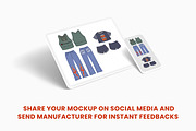 Womenswear Vector Mockup Bundle, an Apparel Mockup by S.i. Graphics® (Thumbnail 7 of 9)