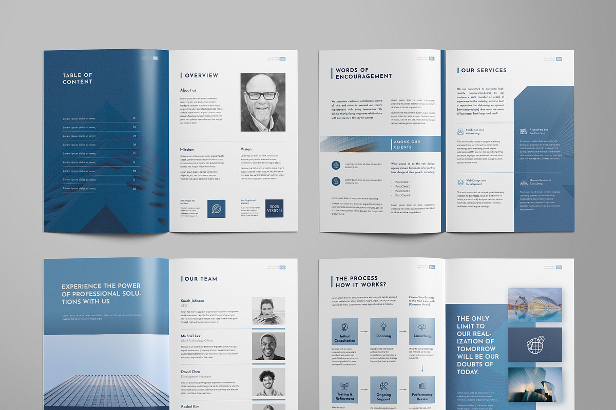 Minimal Proposal Template | 20 Pages, a Brochure Template by BrochuresFactory (Photo 5 of 7)