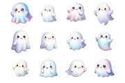 Pastel Cute Ghost Sublimation,, a Graphic by CitraGraphics (Thumbnail 4 of 5)