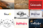 40 Fonts for $29 Hurry!!!, a Font by Noe Araujo (Thumbnail 2 of 4)