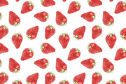 Watercolor strawberry set, a Pattern Graphic by lenavetka87 (Thumbnail 2 of 2)