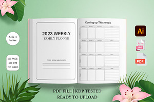 2023 Family Weekly Planners