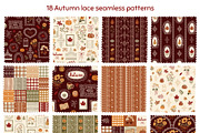 Autumn lace patterns Vector, a Pattern Graphic by Tani Kuzminka (Thumbnail 4 of 24)