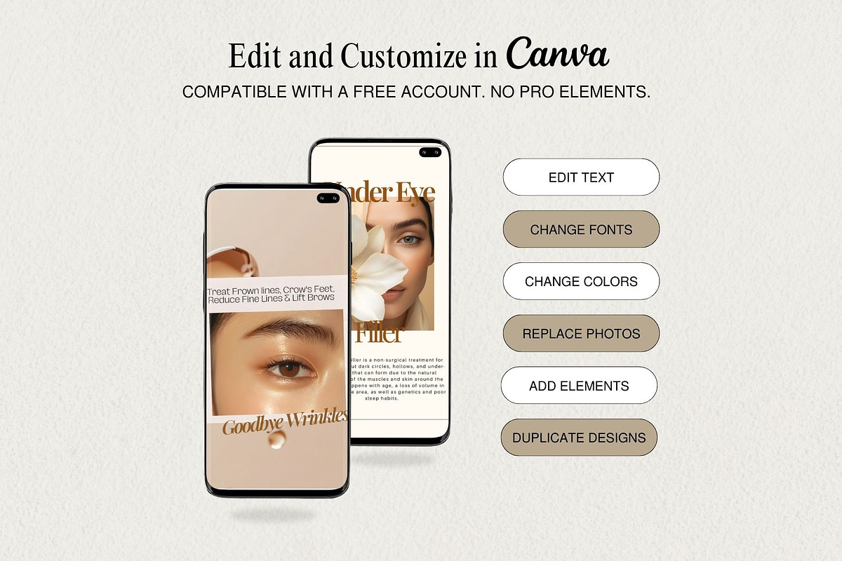 Botox and Filler Instagram Templates preview 5