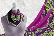 Plum Royale Silk Scarves Design, an Object Graphic by ilustrinna (Thumbnail 7 of 12)