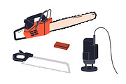 Carpentry and woodwork tools set, an Object Illustration by Good Studio (Thumbnail 2 of 5)