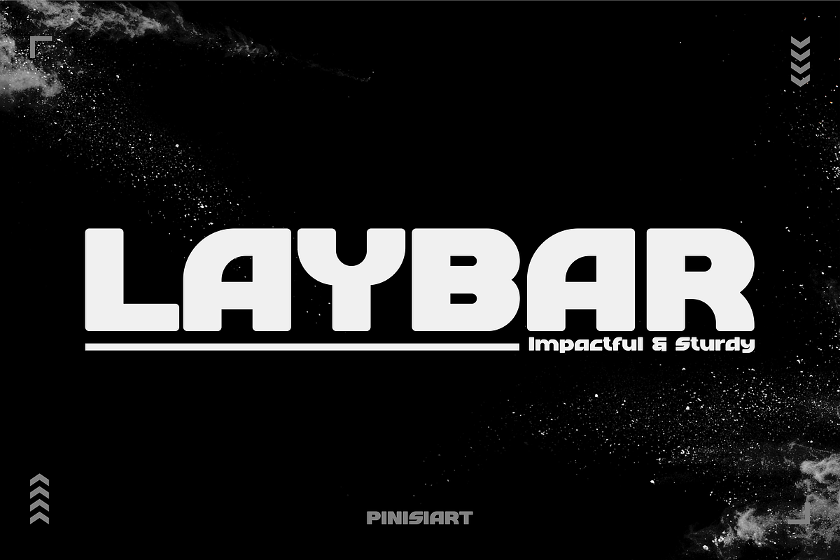 LAYBAR, a Sans Serif Font by Pinisi ART (Photo 1 of 10)